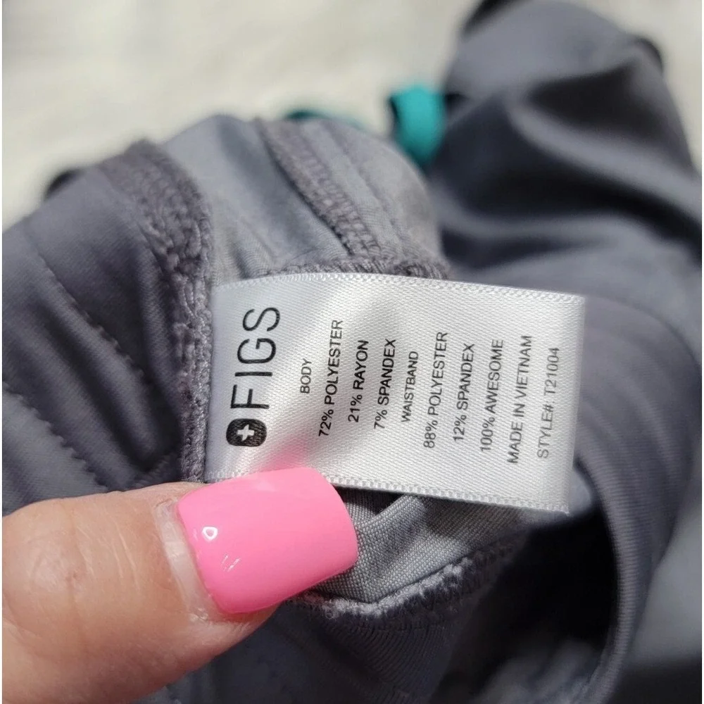 FIGS Kade Cargo Technical Collection Scrub Pants Women's Size XS Gray